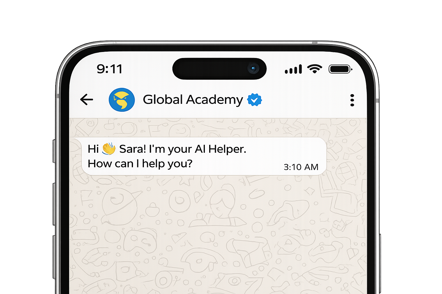 AI Helper Chat Interface