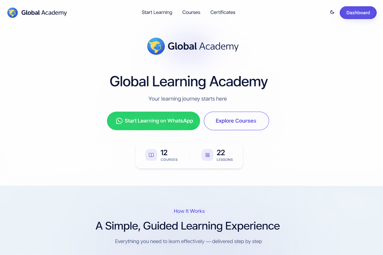 Visual Brand Site Builder Interface