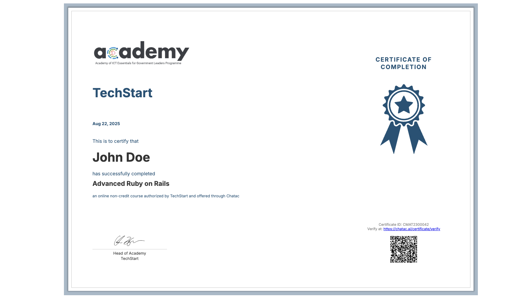 Verifiable Certificates